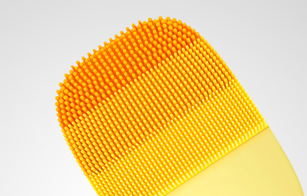 Languettes en silicone de la brosse faciale InFace MS2000 jaune