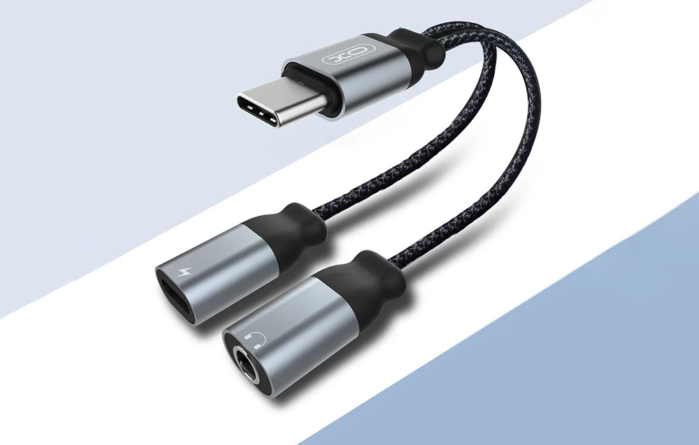 Adaptateur audio USB-C vers USB-C + Jack 3,5 mm XO NBR160B