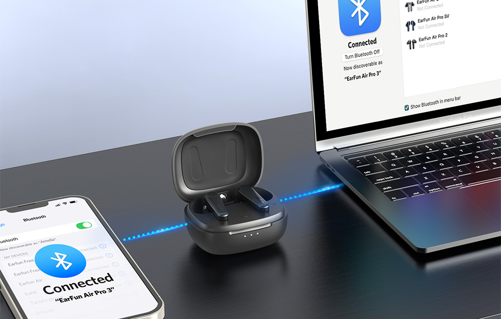Connexion Bluetooth Air Pro 3