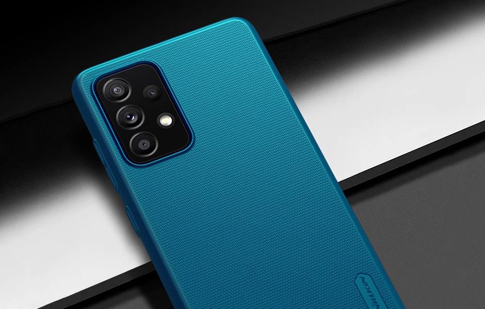 Coque Nillkin Super Frosted Shield Pro pour Samsung Galaxy A52/A52S 4G/5G bleu