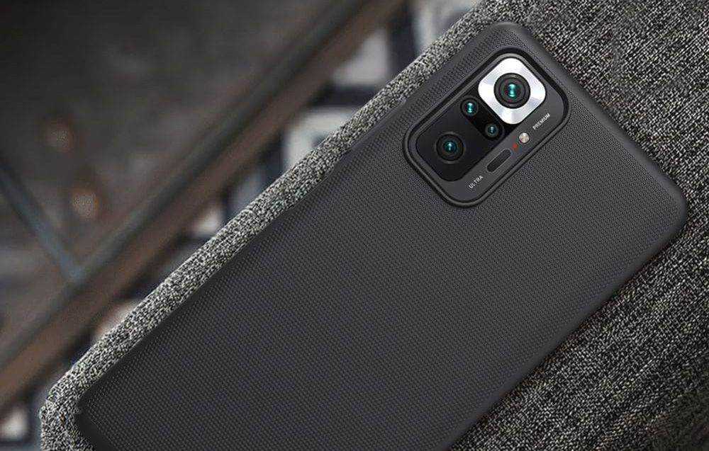 Coque Nillkin Super Frosted Shield pour Xiaomi Redmi Note 10 Pro/10 Pro Max (noir)