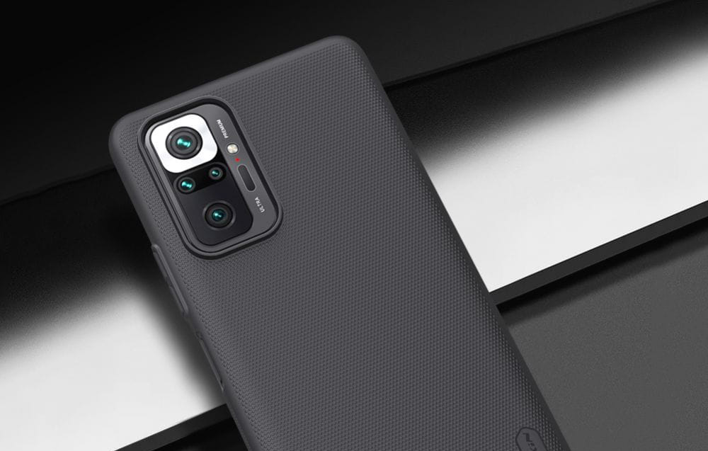 La coque Nillkin Super Frosted Shield est confortable à utiliser avec Xiaomi Redmi Note 10 Pro/10 Pro Max (noir)