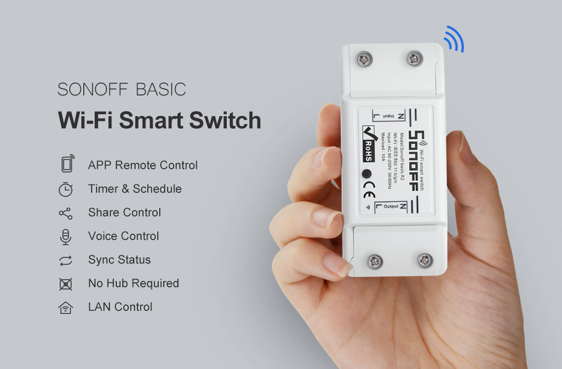 Interrupteur intelligent Sonoff Basic