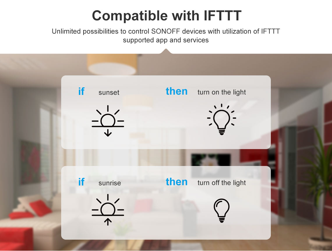 Compatibilité universelle du relais Sonoff