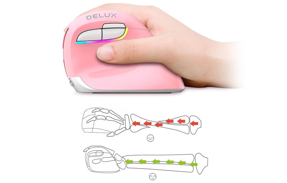 Delux/M618-mini-Rose/5