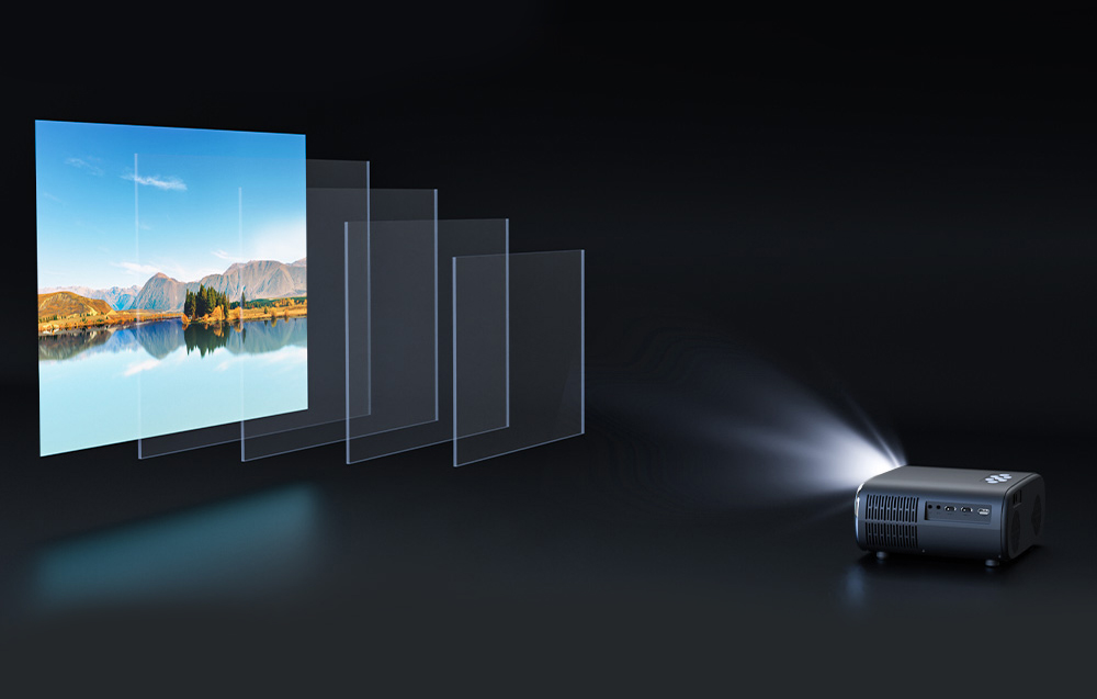 BlitzWolf BW-V4 affichant une image en haute résolution