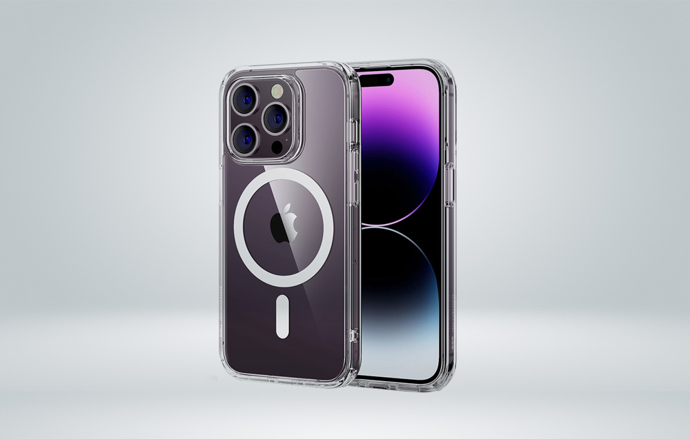 ESR/Classique Hybride-iPhone-14-Pro-Max-Magsafe-transparent/4