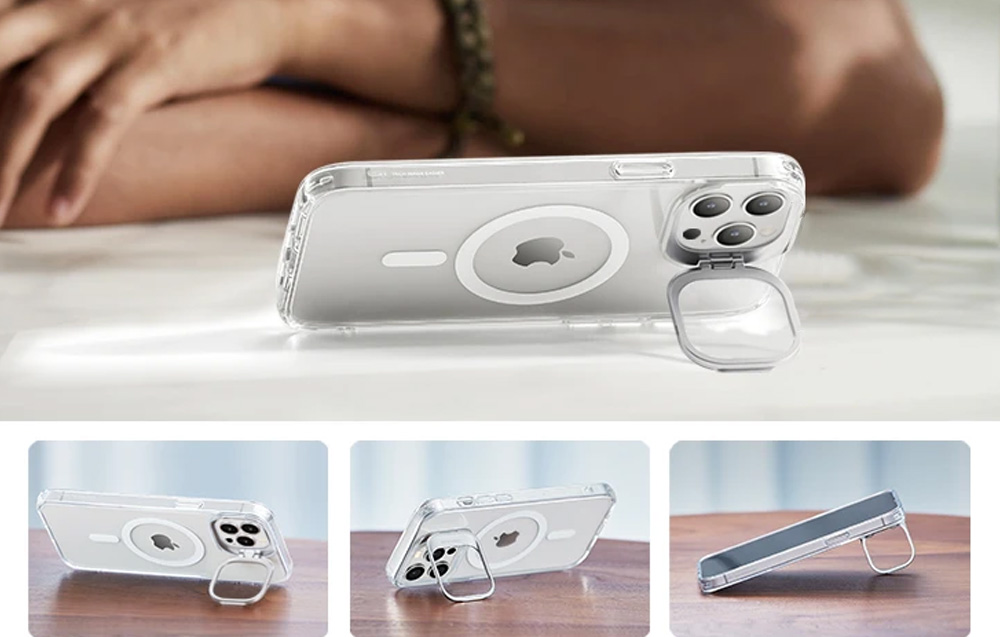 ESR/Coque-Kickstand-Classique-pour-iPhone-14-Pro-Magsafe-transparente/4