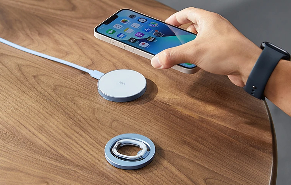 HaloLock Ring ESR de téléphone stable et fiable en noir