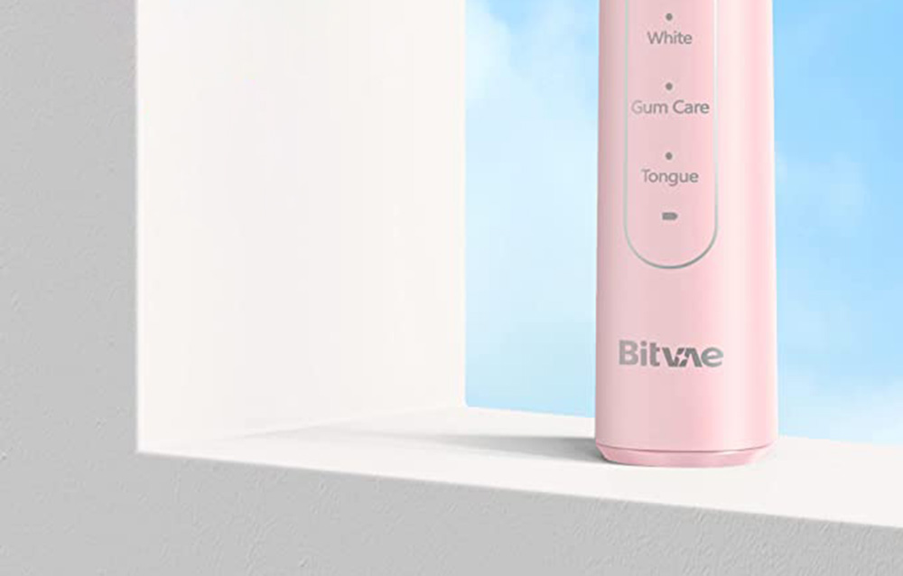 Bitvae R2 brossette rose avec modes de nettoyage