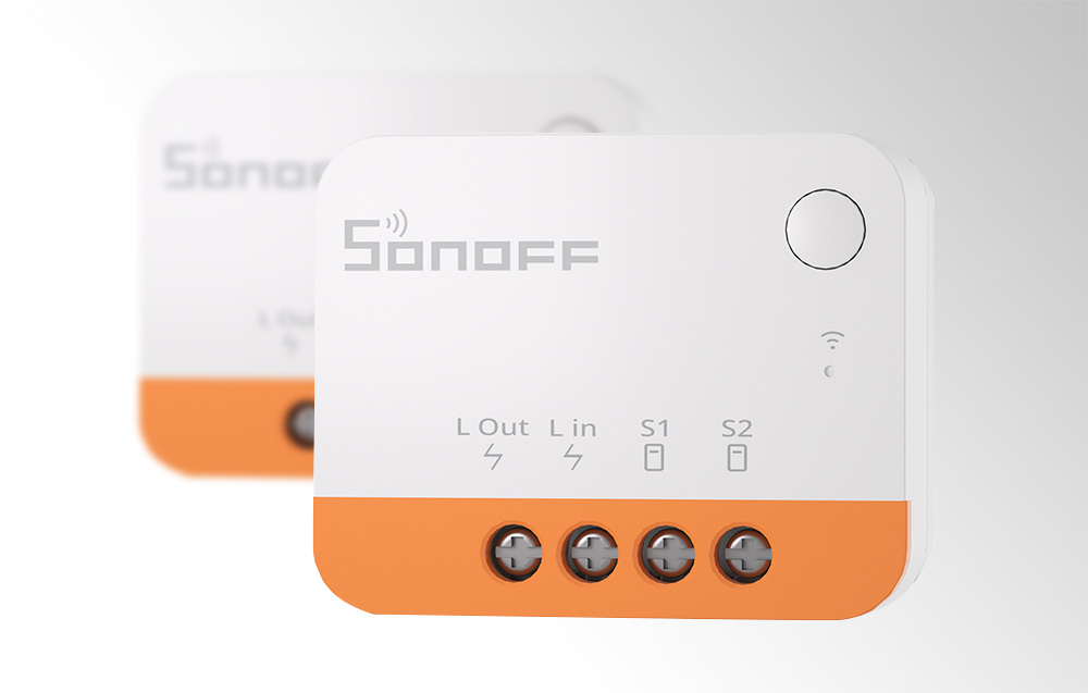 Sonoff Switch installé dans une boîte de montage