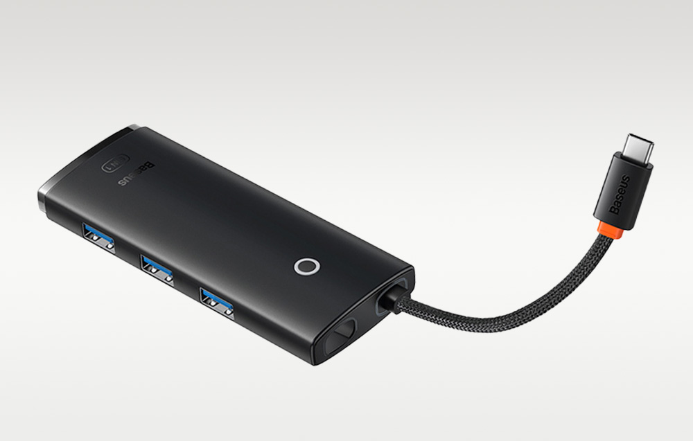 Baseus Hub USB-C vers HDMI USB3.0x3 PD à 5 ports