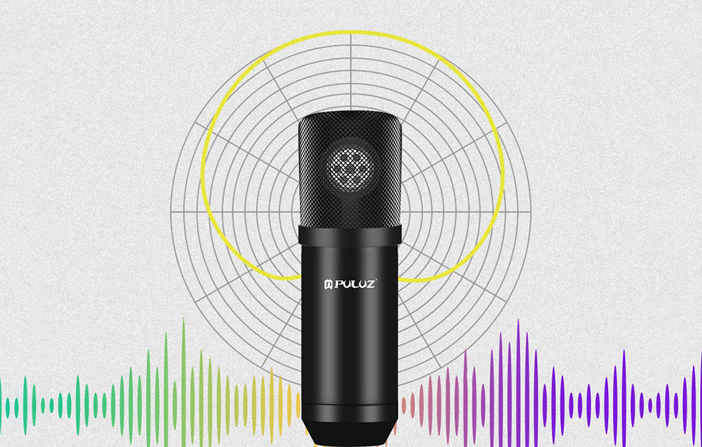 Microphone Puluz PU612B - son clair sans distorsion