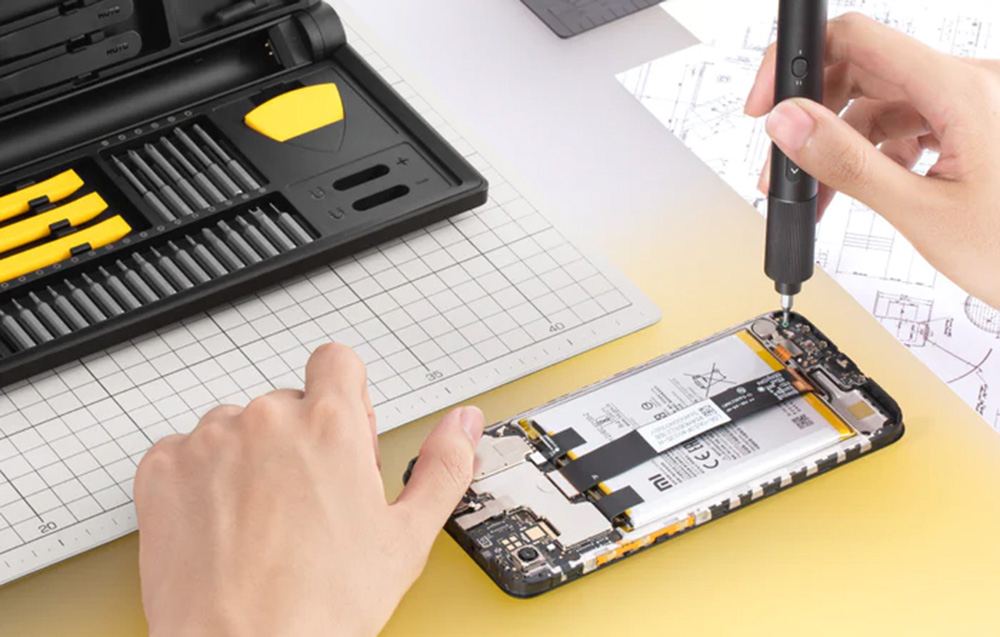 Tournevis de précision électrique HOTO QWLSD012 kit de réparation électron