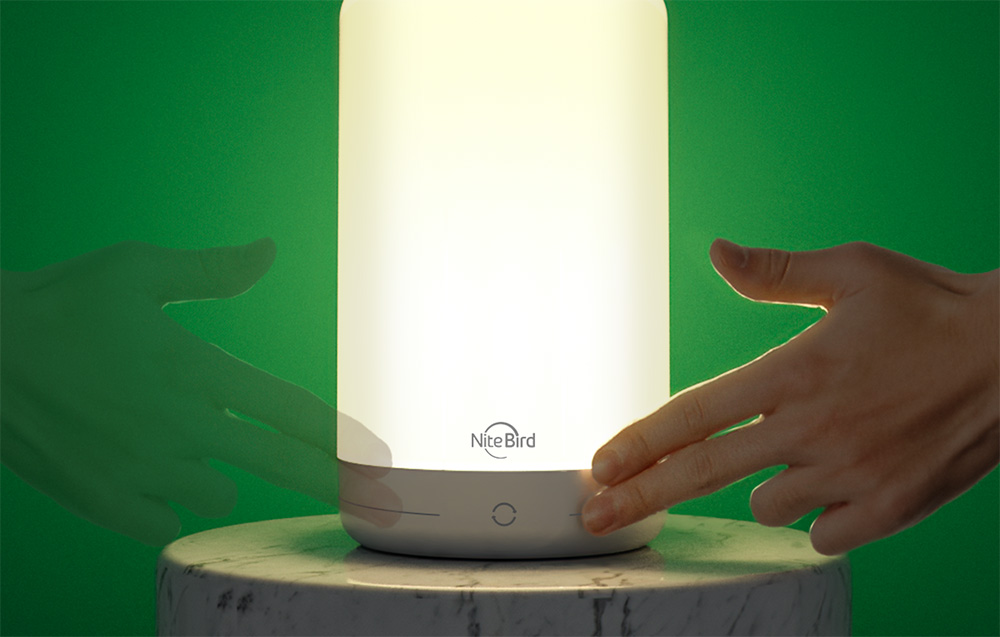 Panneau tactile de la lampe NiteBird