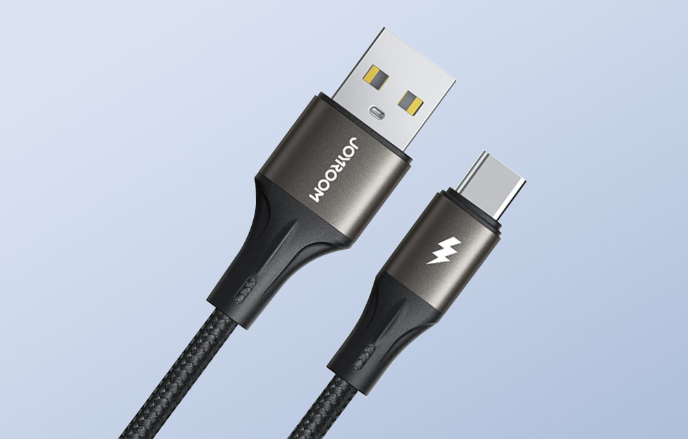 Joyroom SA25-AC3 / 3A / 1.2m Câble USB vers USB-C (noir)