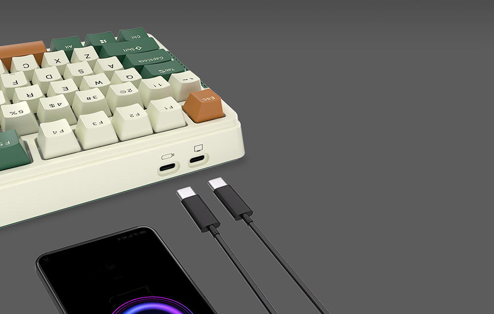 De nombreuses combinaisons du clavier Royal Kludge