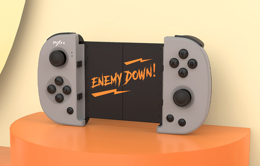Manette sans fil PXN-P30 PRO grise avec support pour téléphone