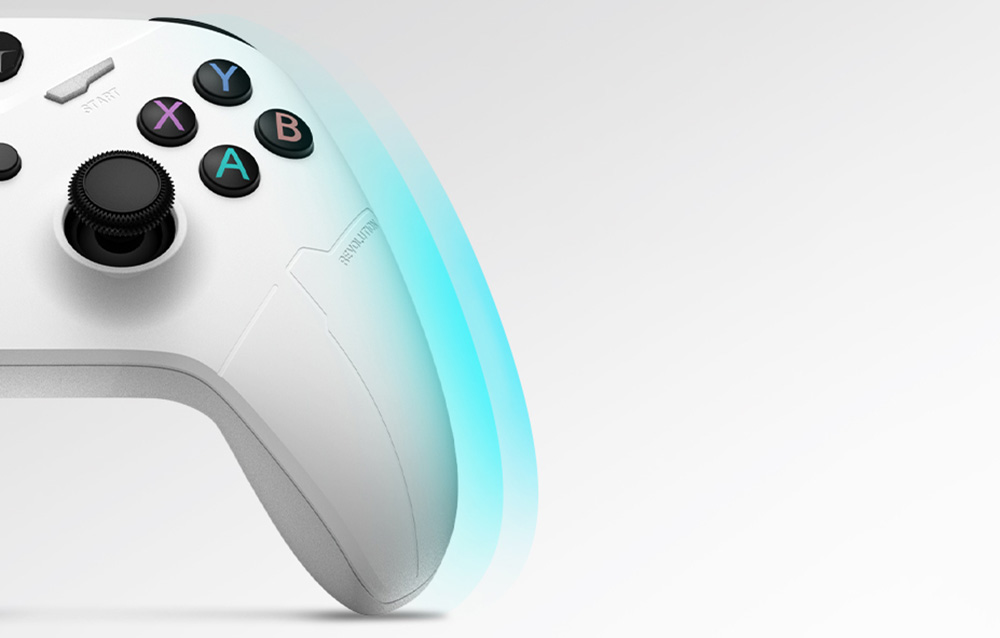Image du design ergonomique de la manette