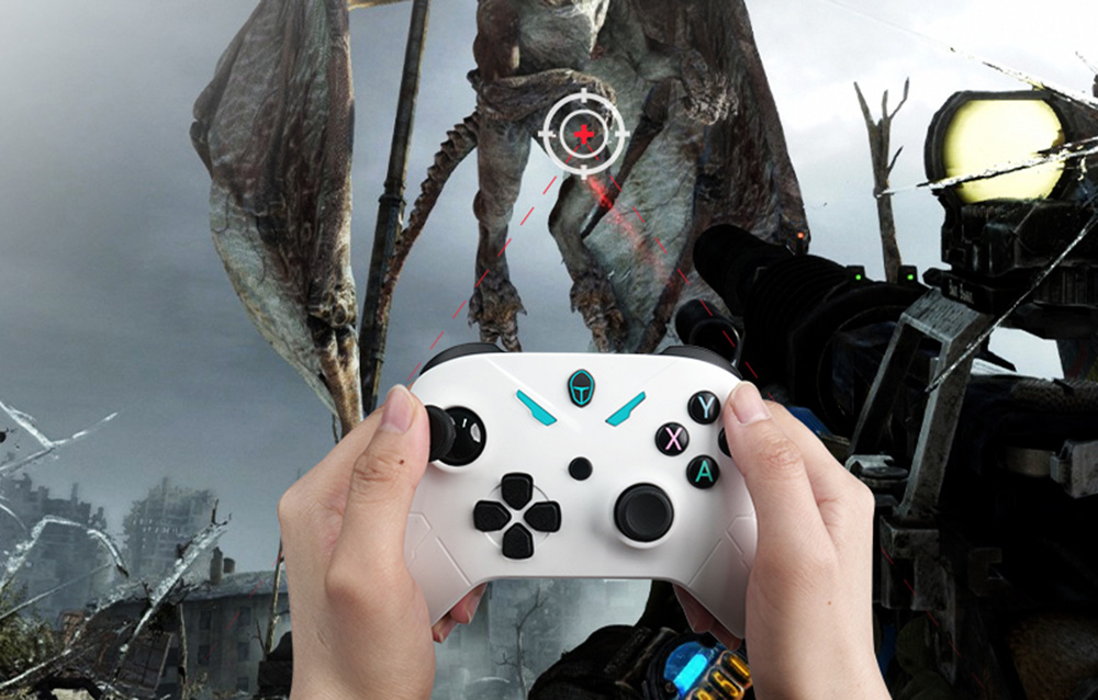 Image illustrant le positionnement du joystick