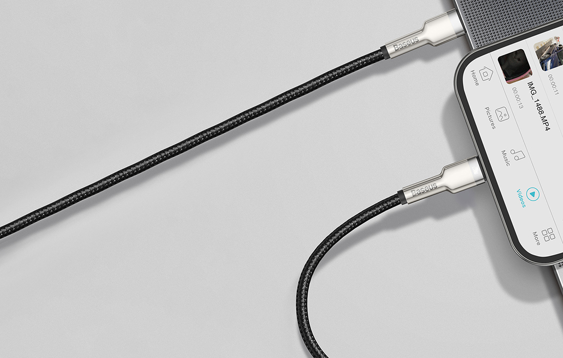 Fast data transfer with Baseus cable