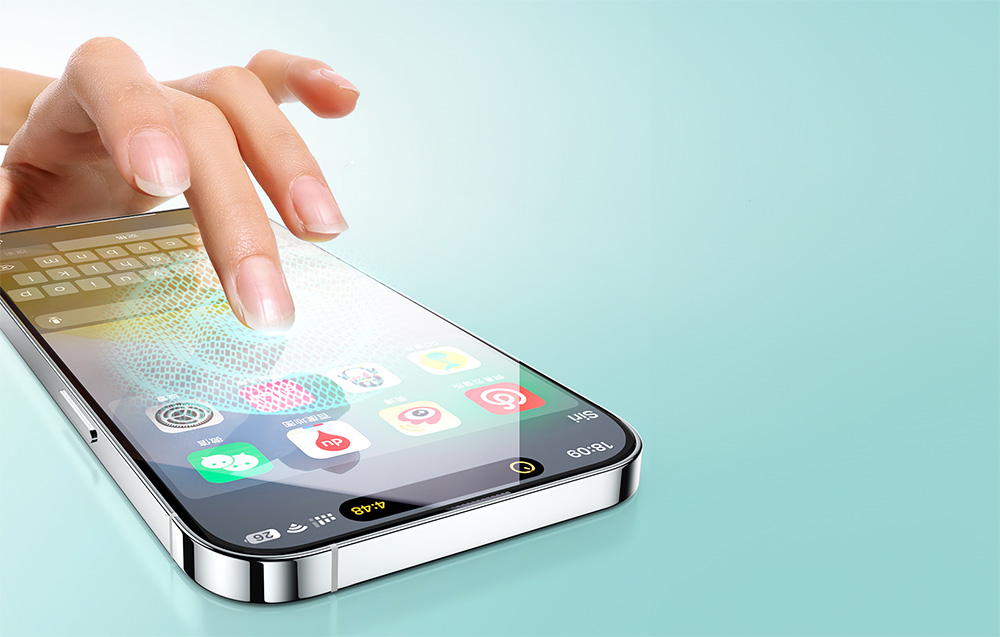 Baseus Sapphire 0.3mm Verre Trempé pour iPhone 15 Pro