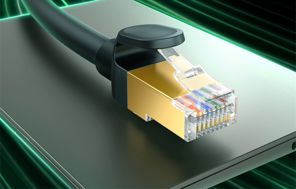Câble réseau catégorie 8 Baseus Ethernet RJ45, 20m (noir)