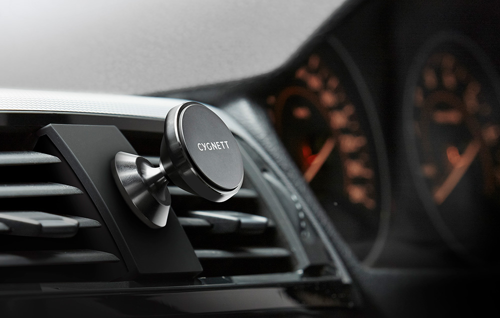 Support Voiture Magnétique Cygnett (noir)