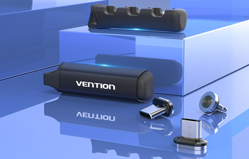 Boîtier de rangement Vention KBUB0 pour connecteurs magnétiques (noir)