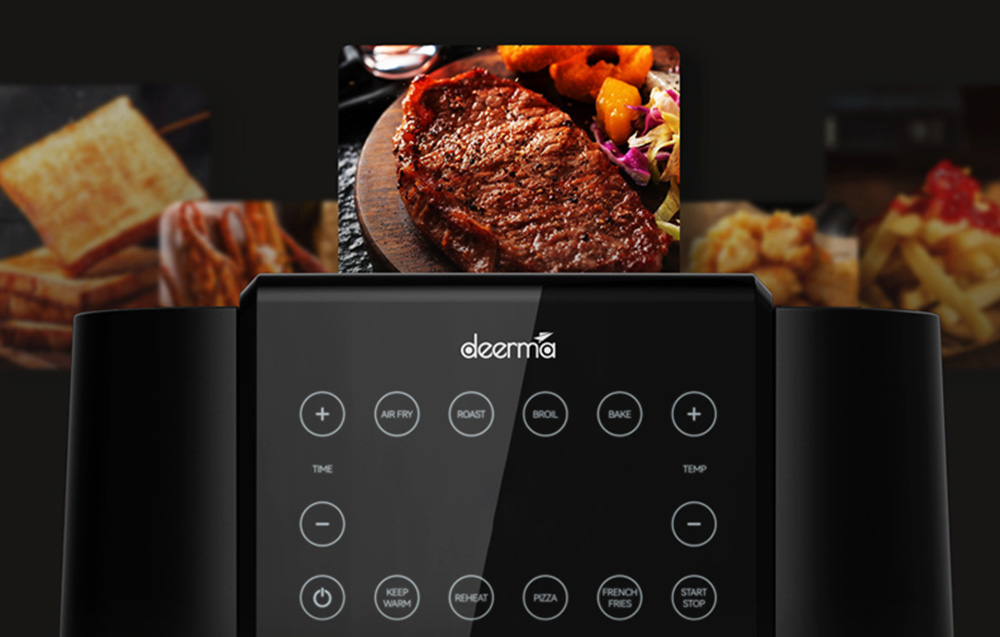 Image du menu intelligent de la friteuse