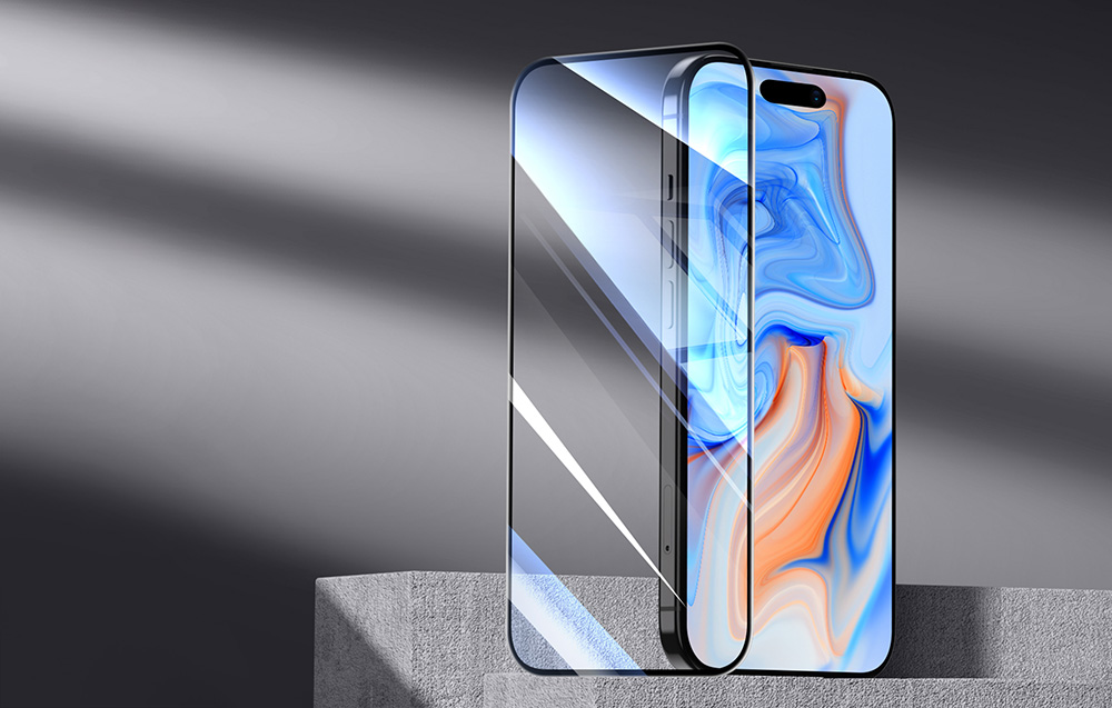 Verre trempé ESR pour iPhone 15 (1 pièce, transparent)