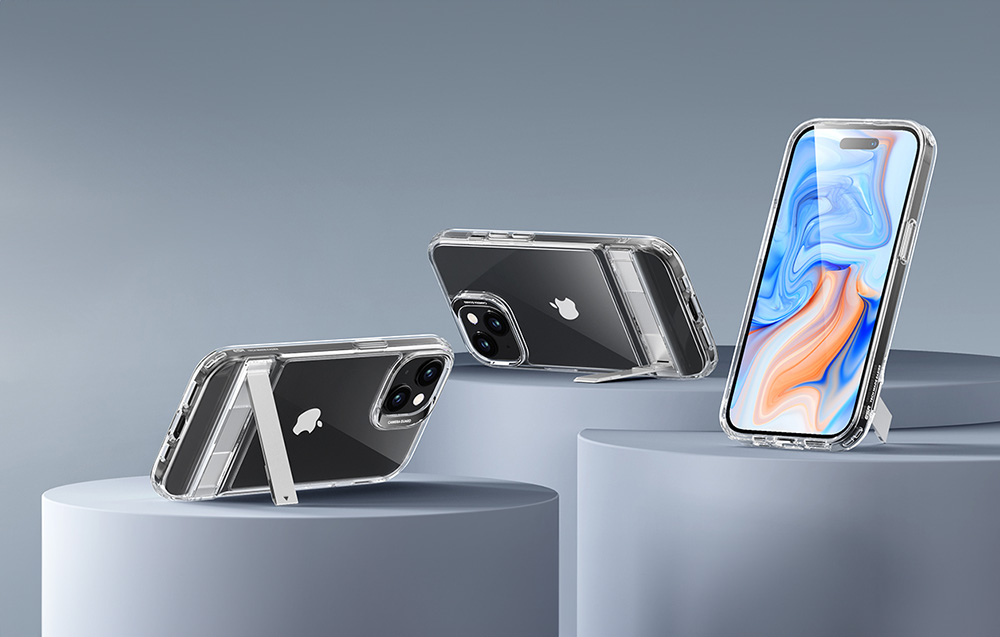 ESR/Coque ESR Boost avec support pour iPhone 15 MagSafe Transparent 7