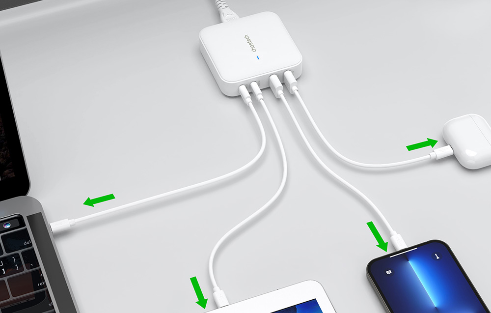 Charge rapide avec Choetech PD8008