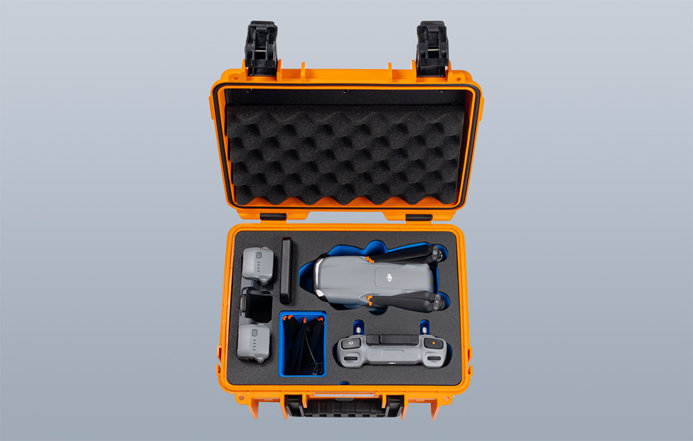 Mallette pour drone vue fermée