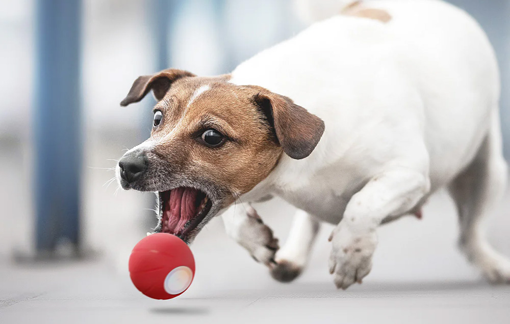 Balle interactive rouge Cheerble Wicked Ball SE