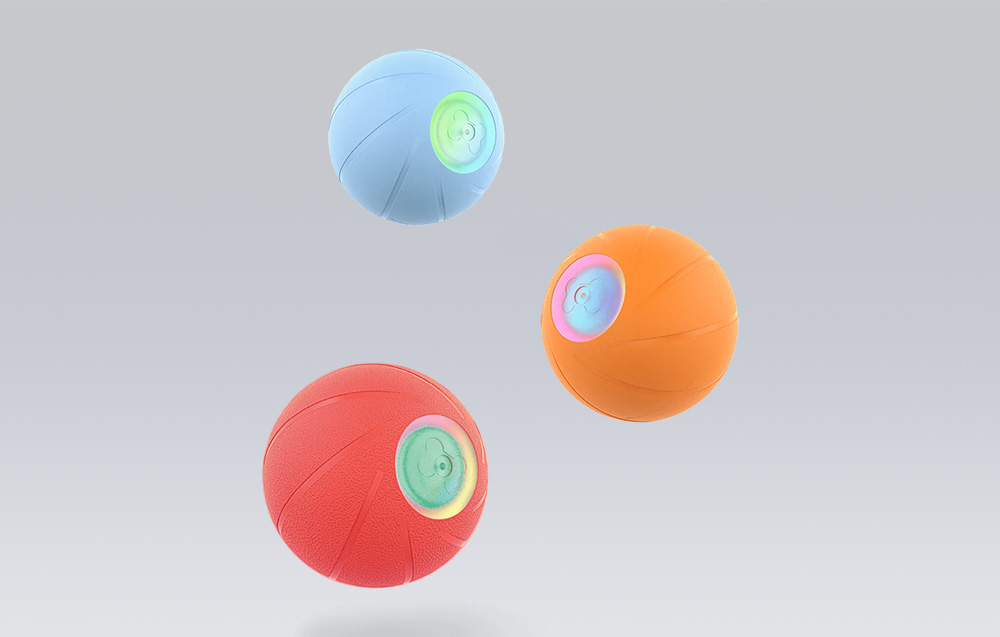 Balle interactive avec éclairage LED