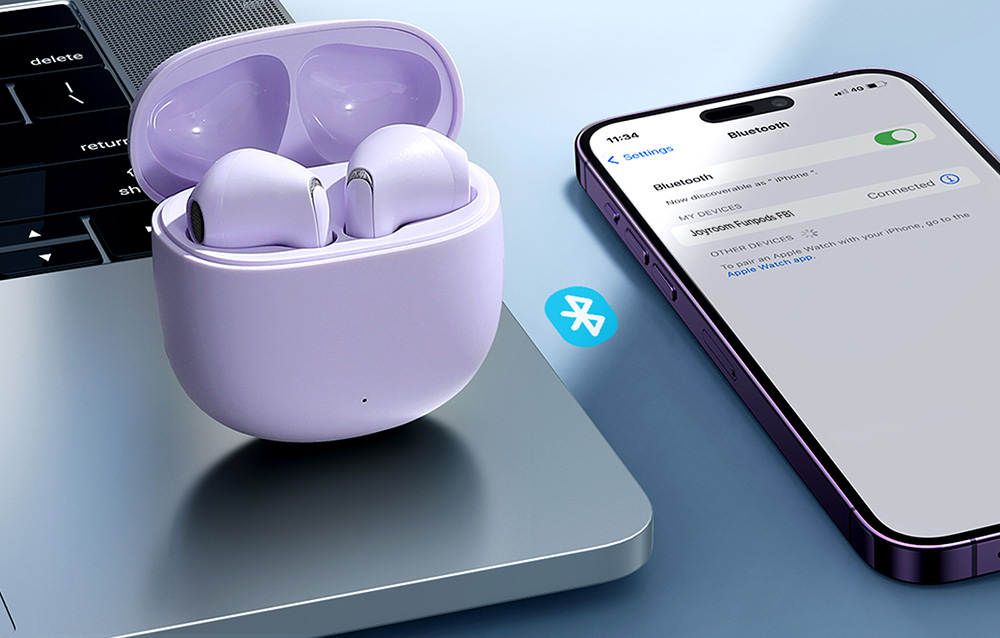 Connexion Bluetooth des écouteurs Joyroom