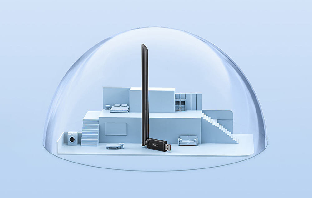 Baseus FastJoy adaptateur WiFi - gros plan