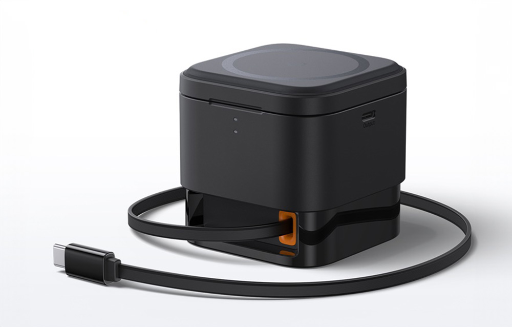 Baseus MagPro 25W chargeur à induction magnétique 2-en-1 (noir)