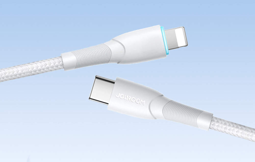 Connecteur du câble Joyroom SA32-CL3 1m Blanc