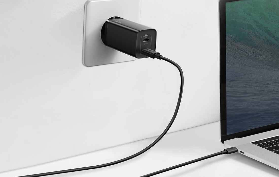 Chargeur Baseus avec deux ports de sortie