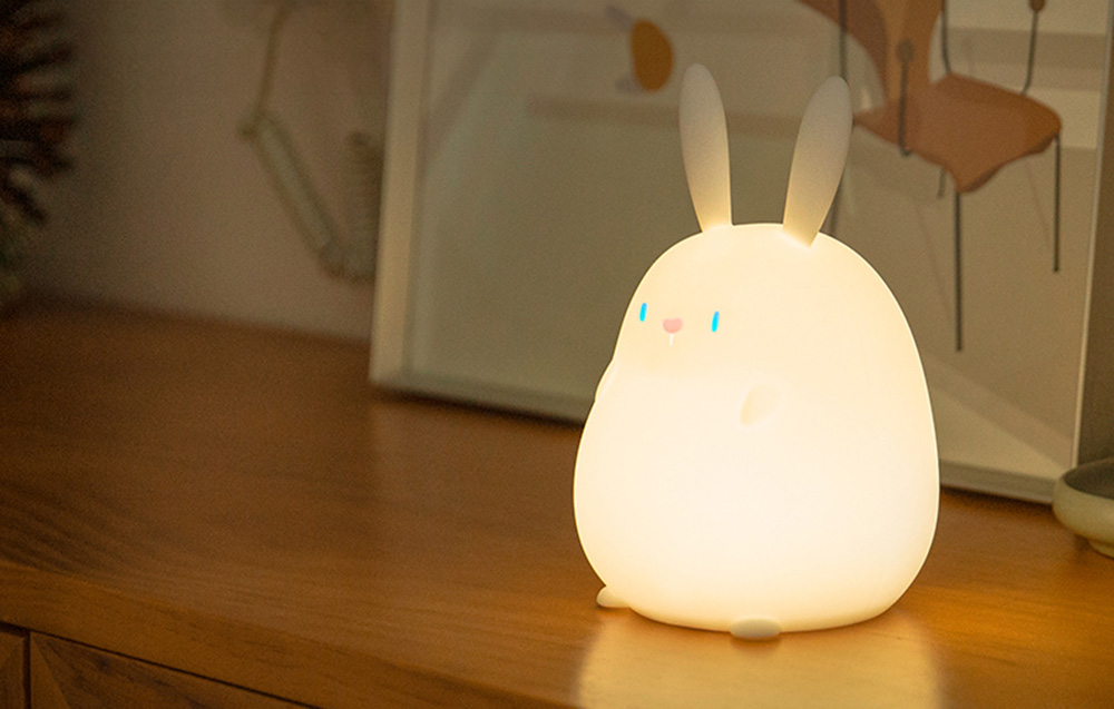 SuperFire RAB-02 Petite Lapin Lampe de Nuit pour Enfants