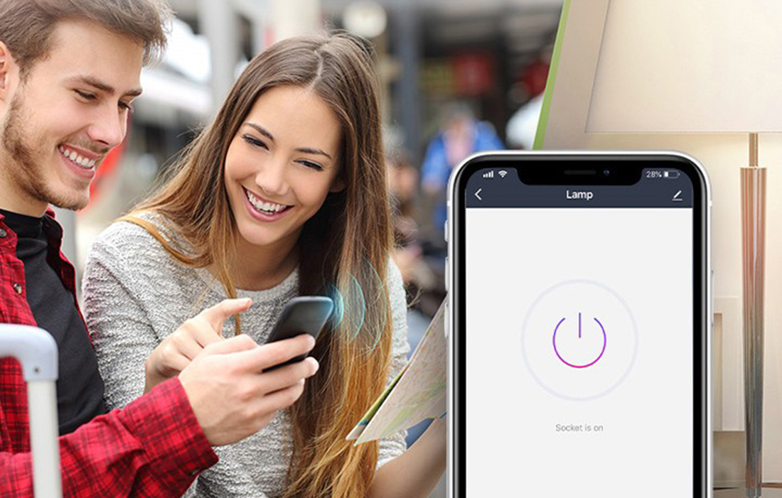 Application Smart Life en utilisation