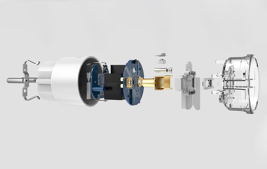 Design ergonomique de la prise Gosund SP111